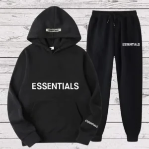 Essentials Tracksuit Black