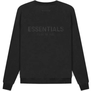 Fear Of God Black Essentials Sweatshirt