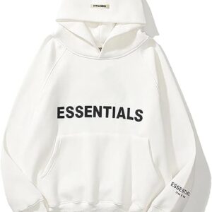 White Essentials Hoodie